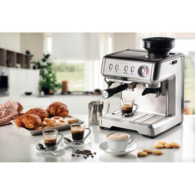 Ariete Metal Espresso Maker with Grinder 15 Bar 1600W