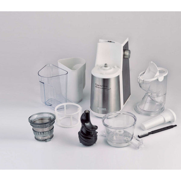 Ariete Slow Juicer 400W Centrika Metal Cold Press Extractor Stainless Steel
