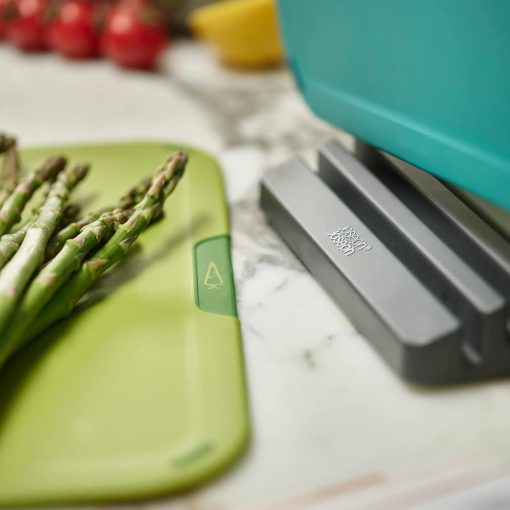 Joseph Joseph Duo Icon 4-piece colour coded Cutting Board Set with Storage Stand, Multicolour