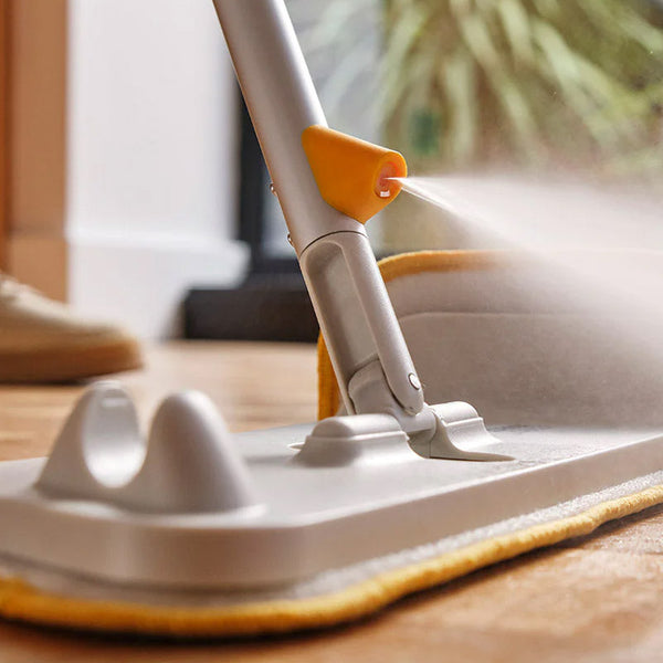 Joseph Joseph CleanTech 65004 2-in-1 Spray Mop Dual-Sided Microfiber Scrubber