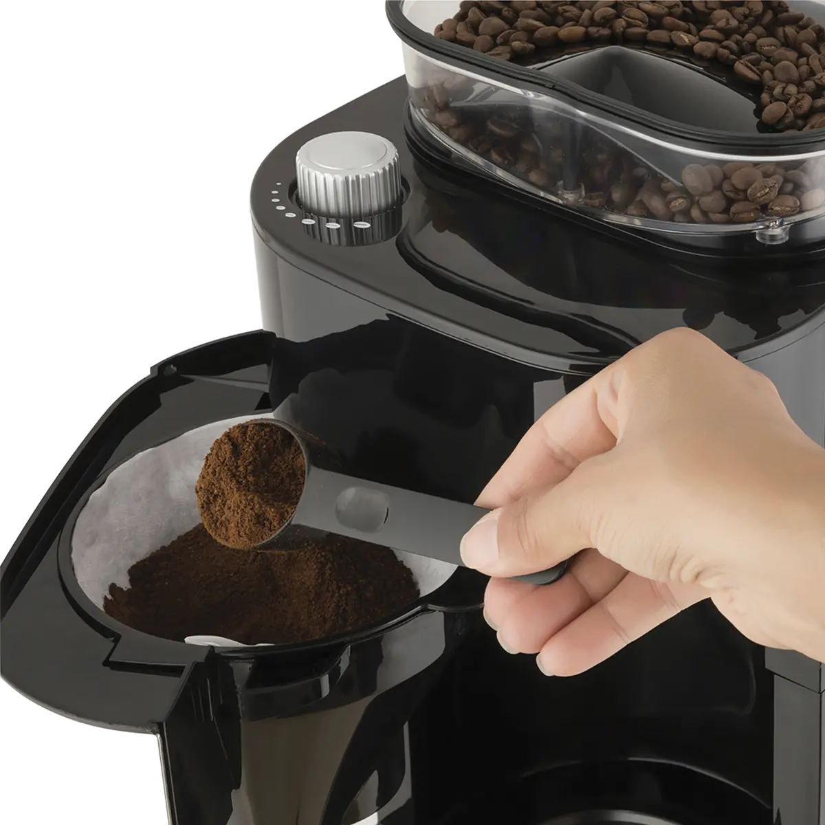 Fakir KM6151 Filter Coffee Machine with Coffee Grinder