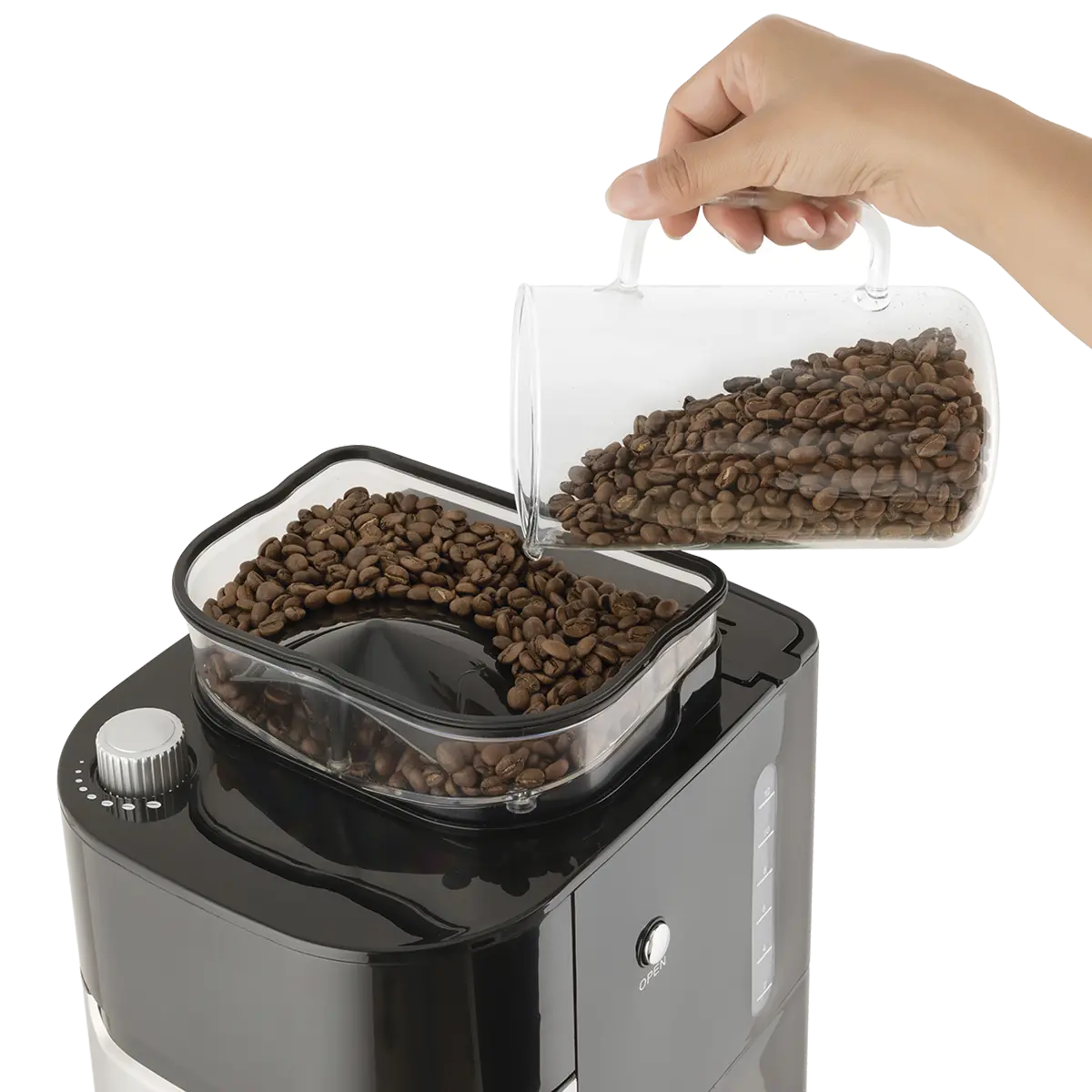 Fakir KM6151 Filter Coffee Machine with Coffee Grinder