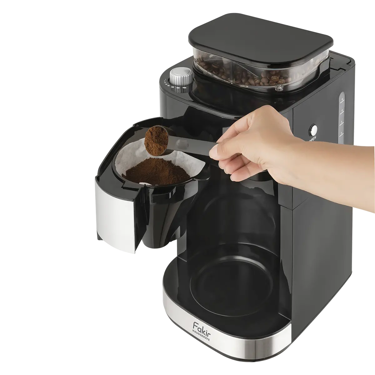 Fakir KM6151 Filter Coffee Machine with Coffee Grinder