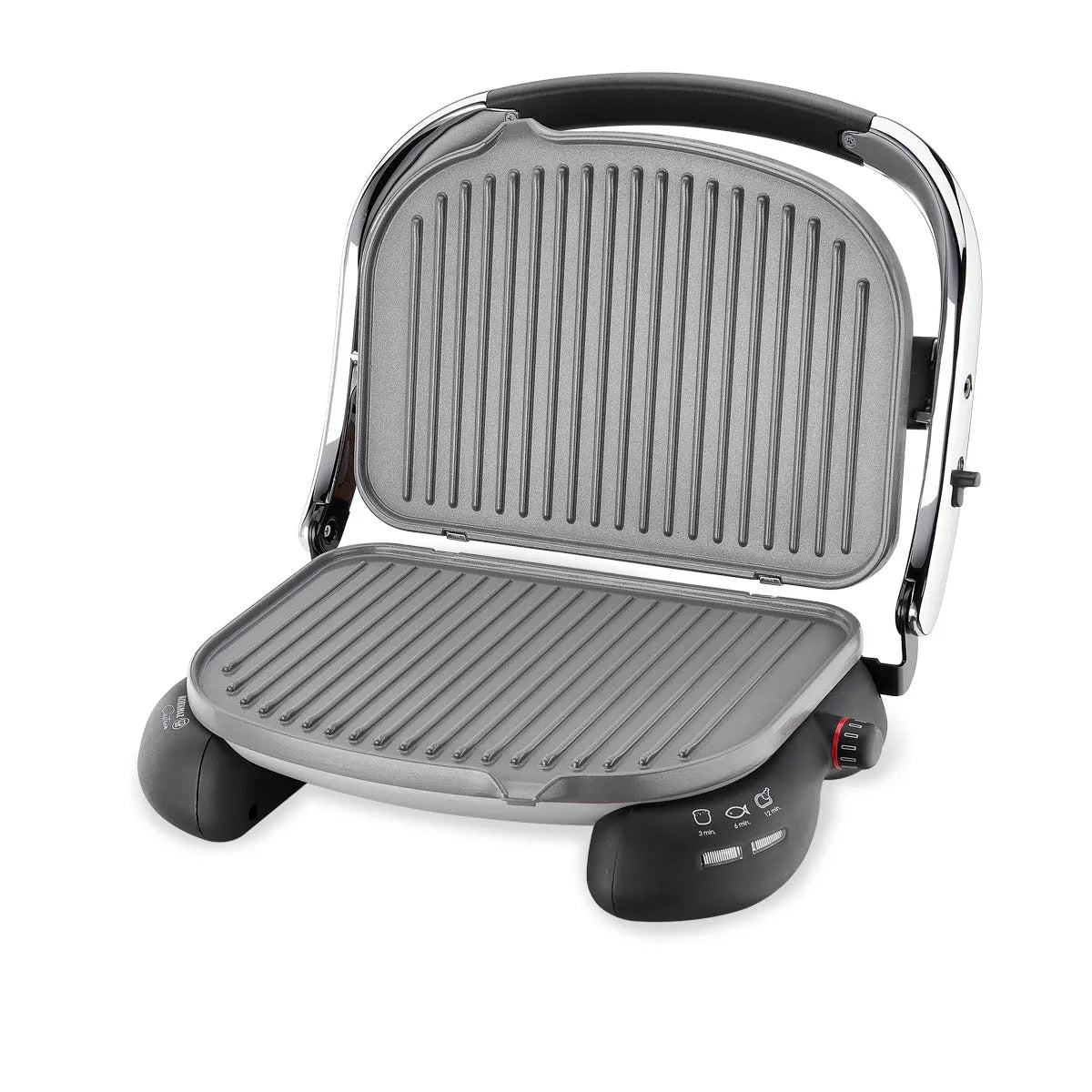 Korkmaz Castron Toaster Gray-Chrome