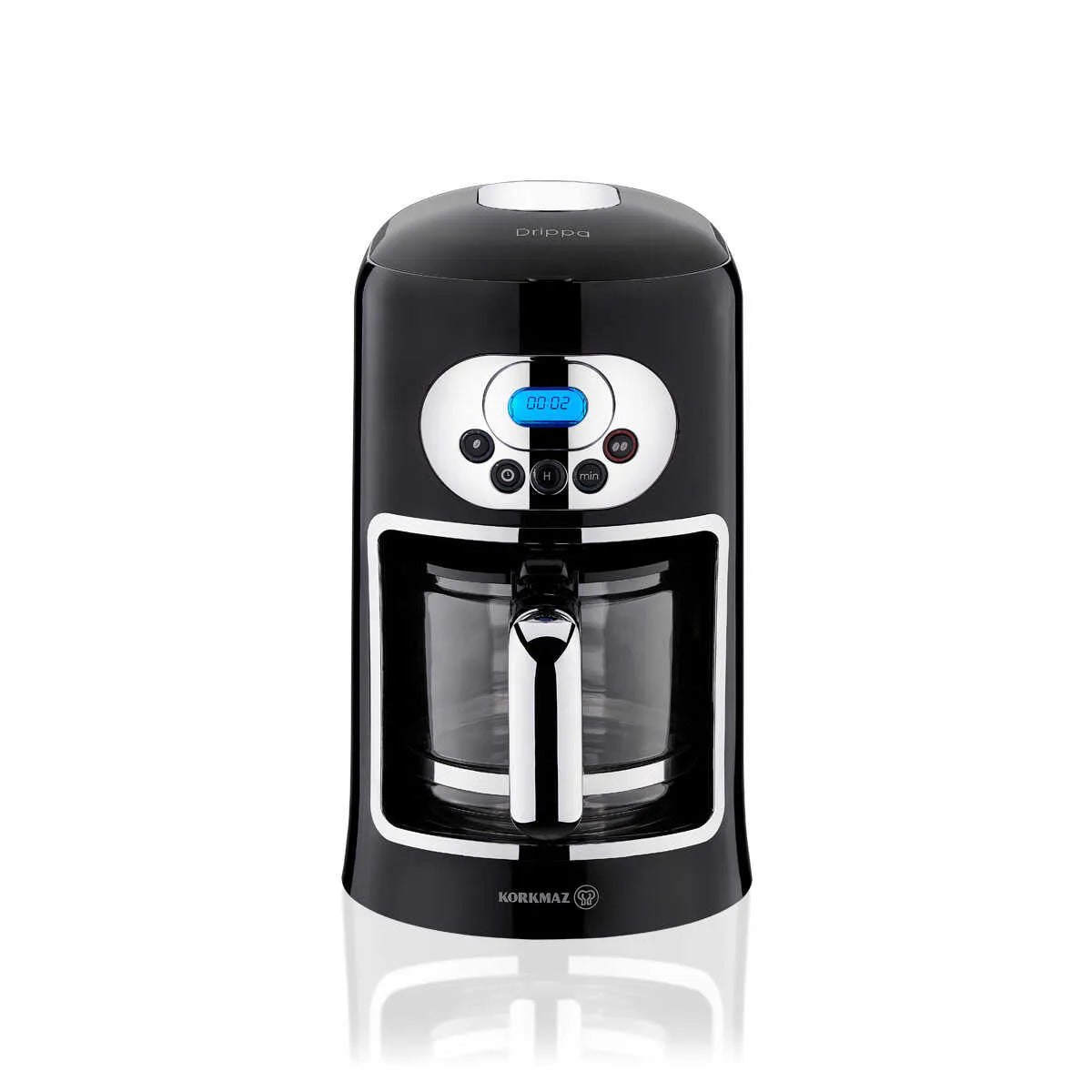 Korkmaz Drippa Lcd Black Filter Coffee Machine