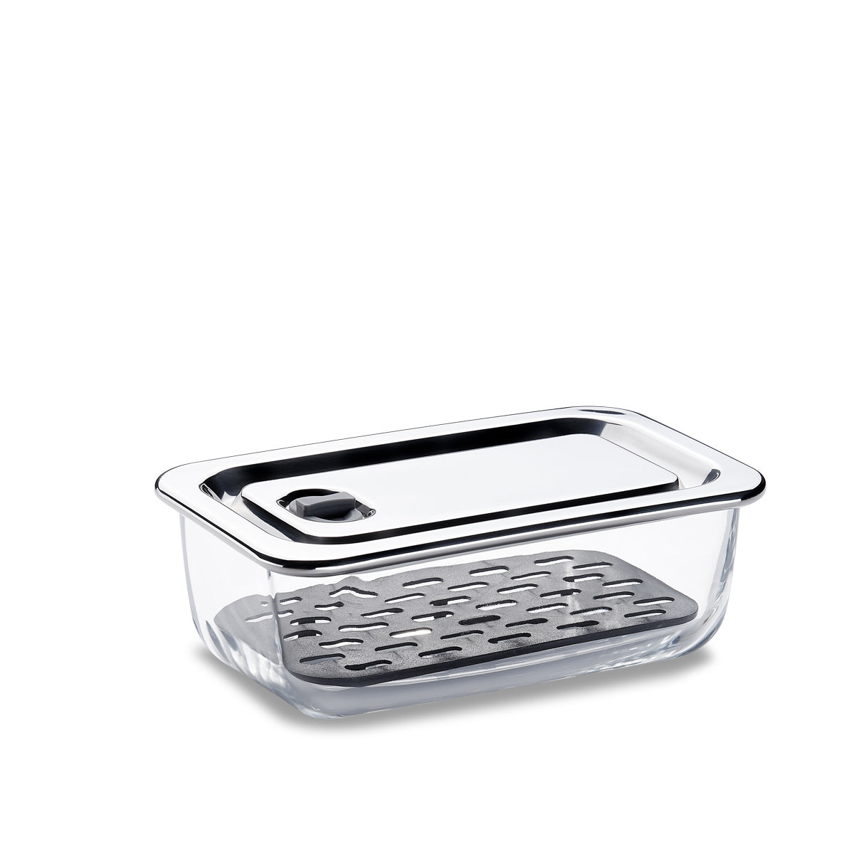 Korkmaz Fresca Steel Lid 3-Piece Storage Set
