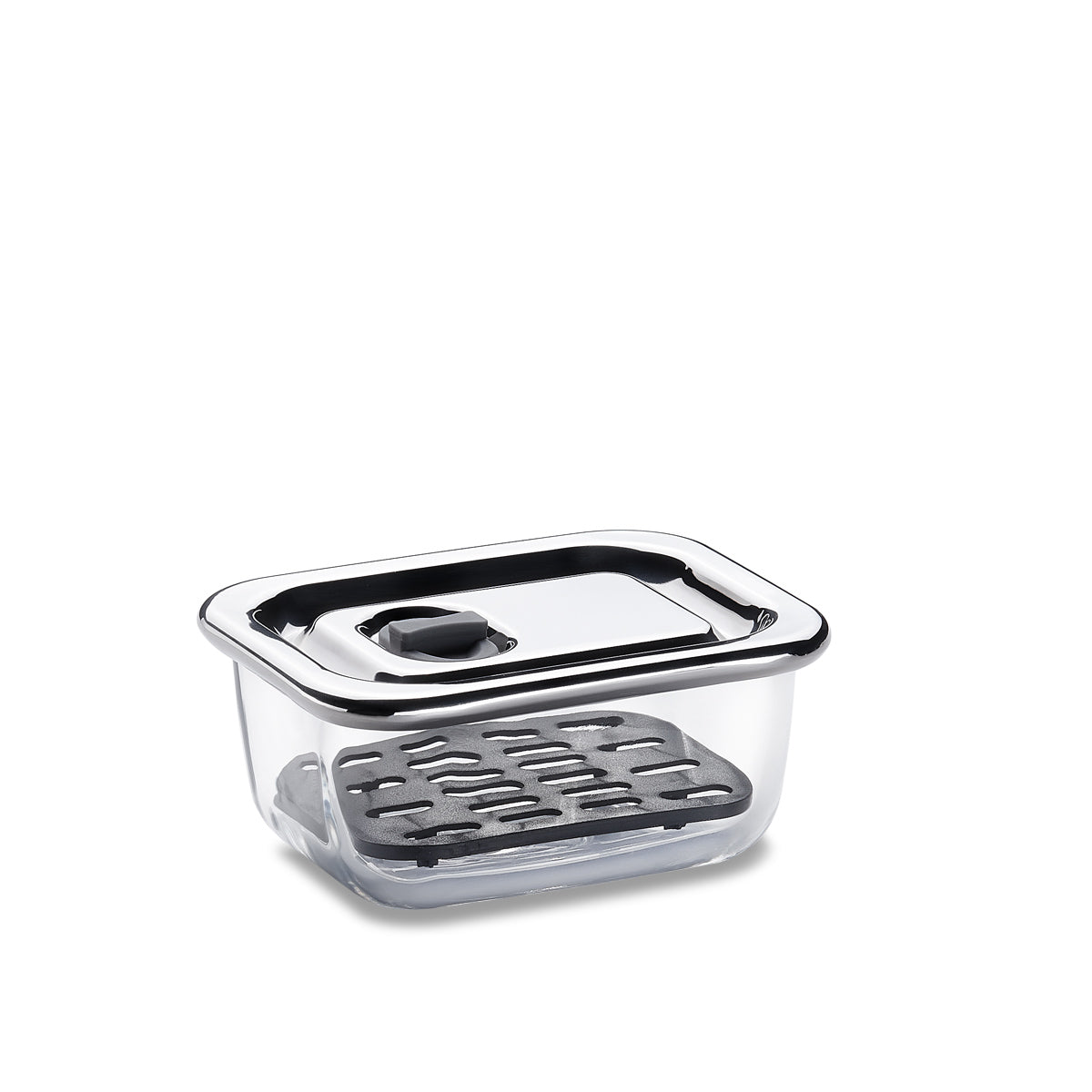 Korkmaz Fresca Steel Lid 3-Piece Storage Set