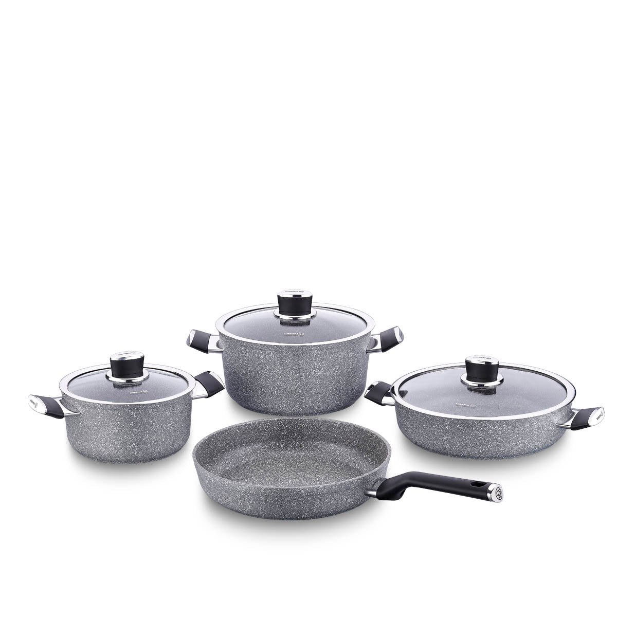 Korkmaz A3919 Palma 7 pcs Cookware Set – Buy in Lebanon