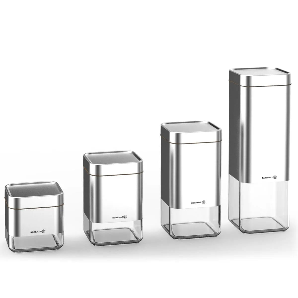 Korkmaz Stora Satin 4-Piece Storage Set