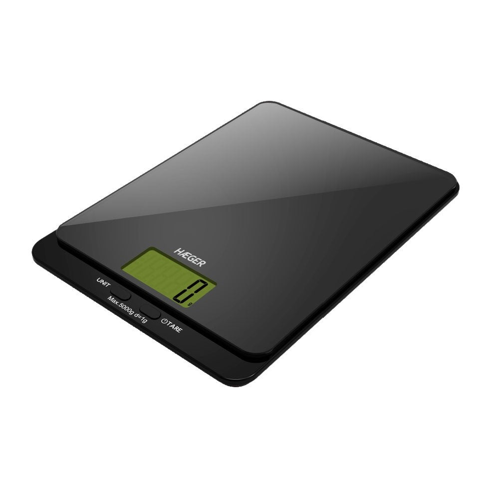 Haeger, Dark Glass Kitchen Scale, Ks-005.007A