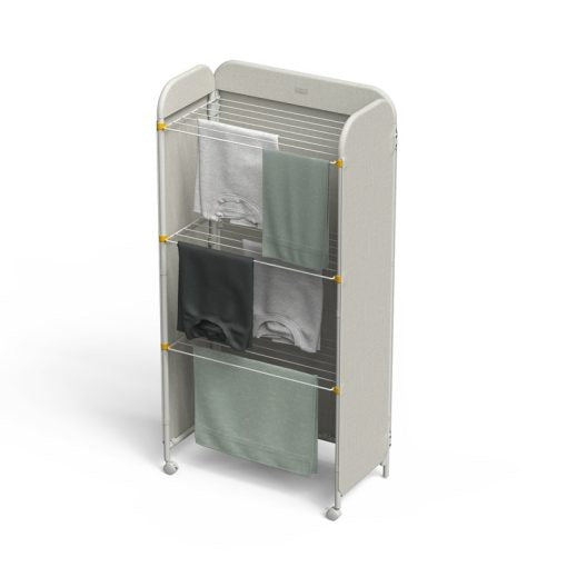 Joseph Joseph Eclipse 3-Tier Clothes Airer with Screen – Ecru