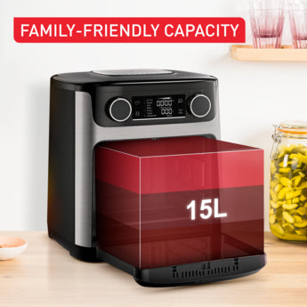 Tefal Easy Fry Multifunction 15L Air Fryer Oven Family Size 9-in-1 FW556DG0