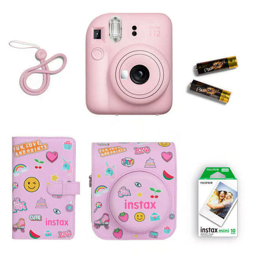 Fujifilm Instax Mini 12 Gift Box Camera Film Protective Case Album Bundle