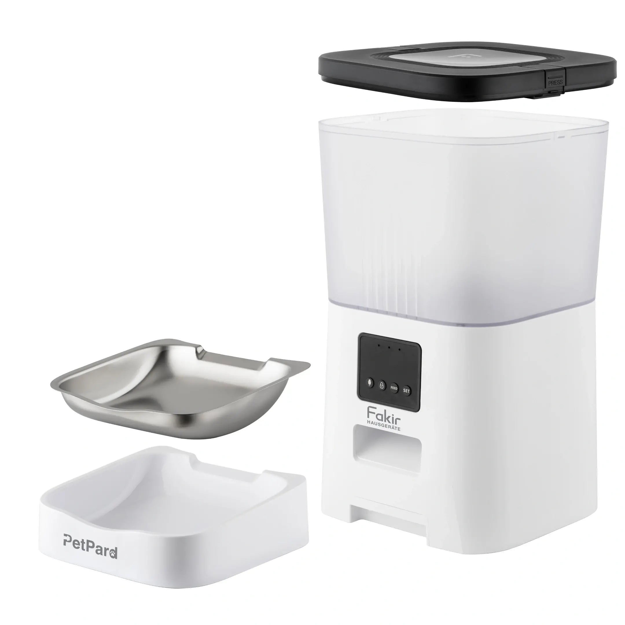 Fakir Petpard Smart Automatic Pet Food Dispenser 4L WiFi Voice Recording