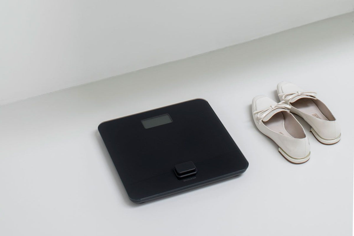 Brabantia Battery-Free Digital Bathroom Scale – Dark Grey