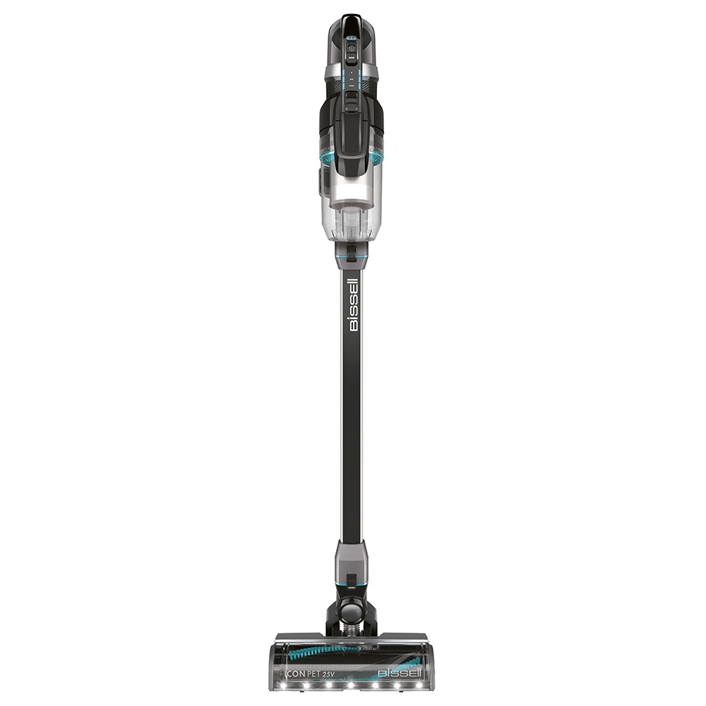 Bissell | OMNIPET Turbo Cordless Vacuum, Titanium and Blue Accents