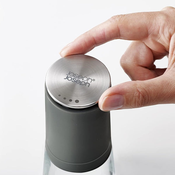 Joseph Joseph Milltop Non-Spill Salt and Pepper Mill Set - Black & Grey