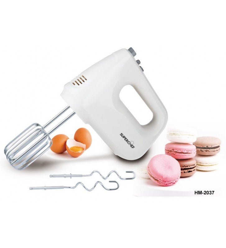 Super Chef Superchef Hand Mixer 500W 5 Speed With Turbo