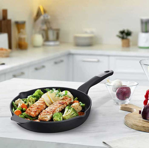 Tefal,  G6 Unlimited – Round Grillpan Cast Aluminum, 26 Cm