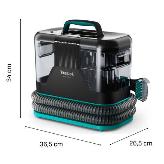 Tefal CLEAN IT SpotmPortable Carpet Cleaner  750W for Carpets, Cars & Pet Messes