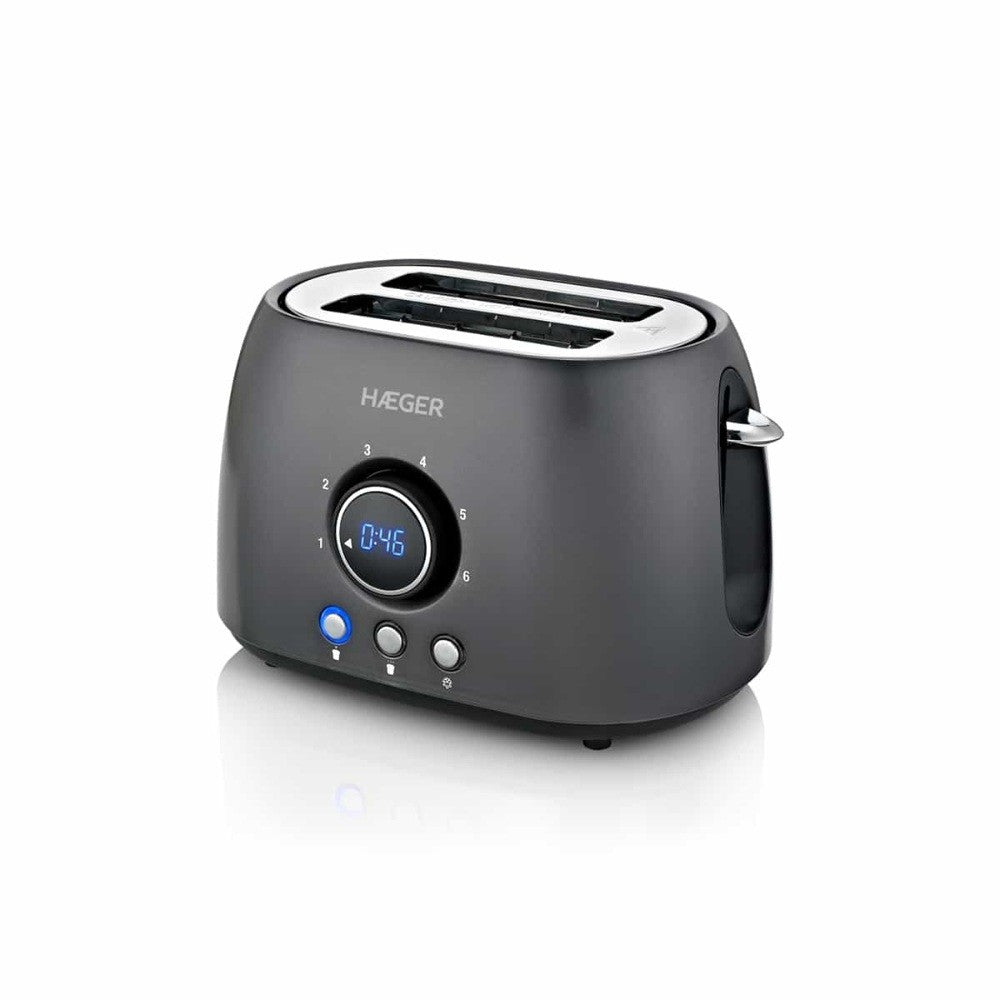 Haeger, Digital Toaster With Timer (2 Slots) 800W