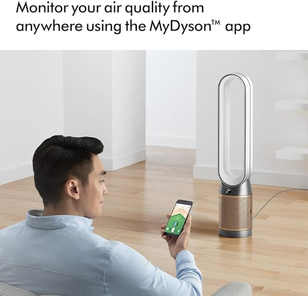 Dyson Purifier Cool Fan TP12 De-NOx HEPA Filtration Formaldehyde White Gold