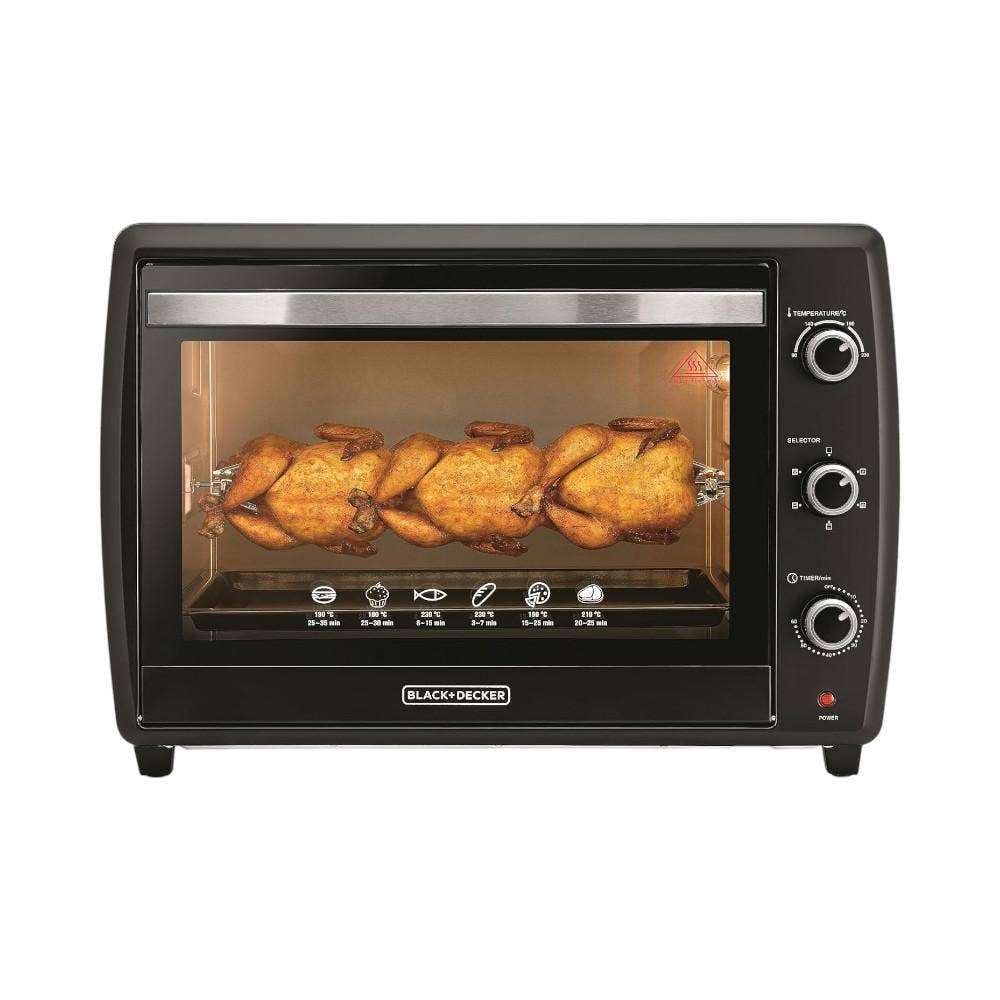 Black+Decker Electric Oven TRO70RDG-B5 70L 2200W Convection Black – view 3