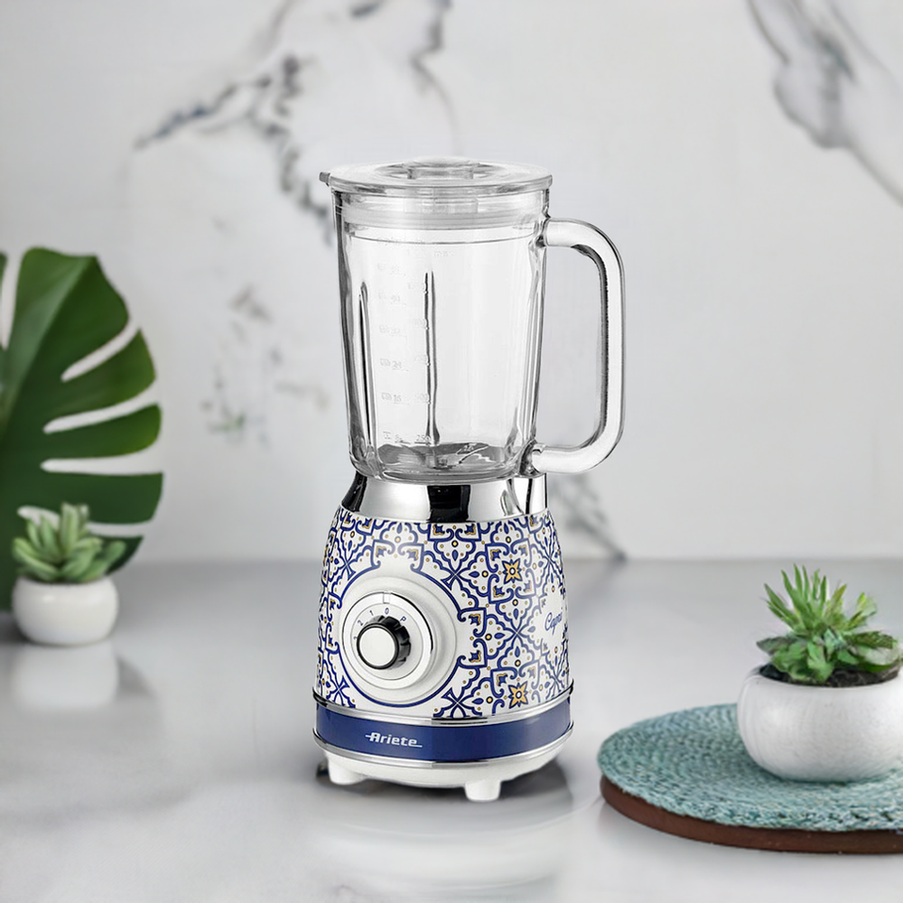 Ariete Blender With Glass Cup 1.5L – 1000W, Capri