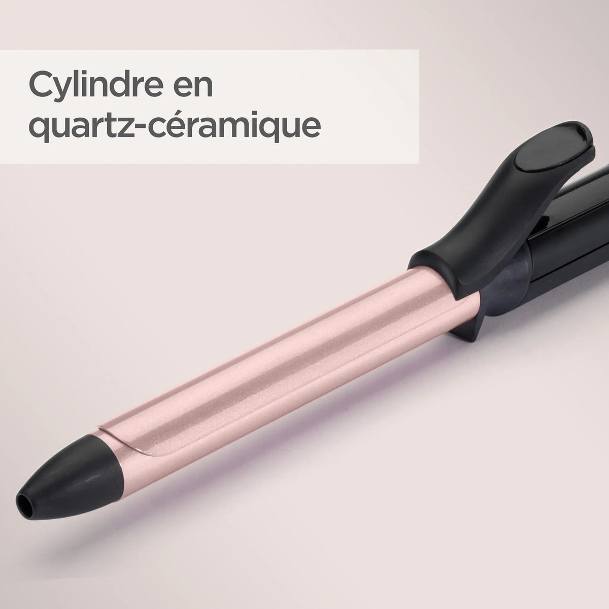 BaByliss Curling Tong C450SDE 19mm Extra-Long Barrel – Black & Rose – view 3