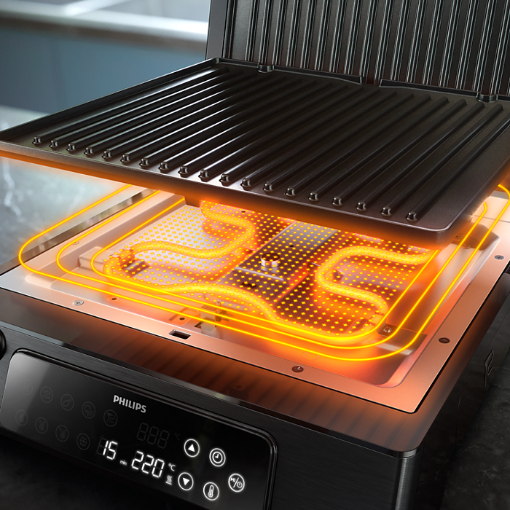 Philips 7000 Series Contact Grill 2200W Digital Control Detachable Plates