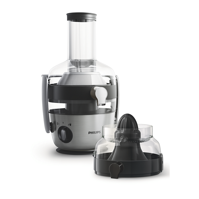 Philips HR1925/20 Avance Juicer – 1200W, XXL Tube, QuickClean, Citrus Press