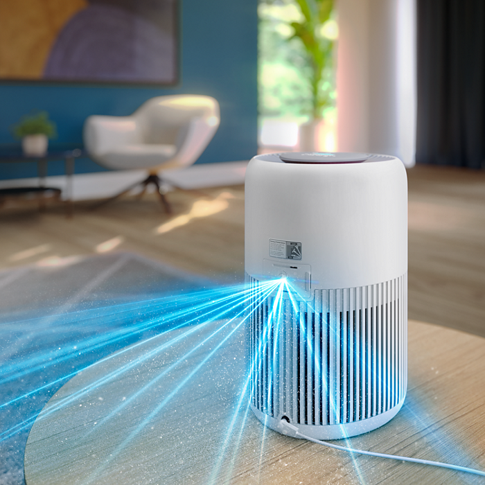 Philips PureProtect Mini 900 Air Purifier HEPA NanoProtect 65m2 Arctic White