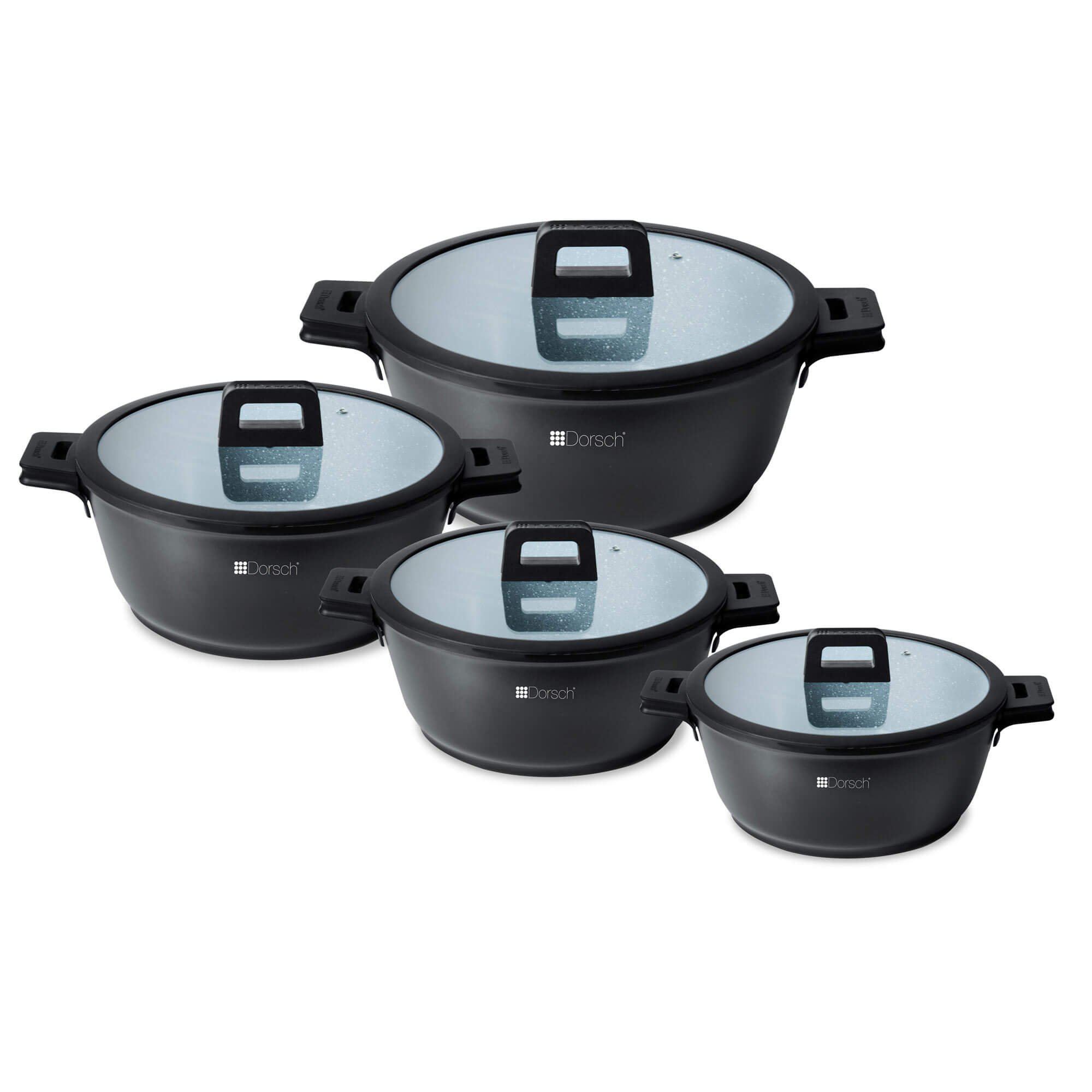 Dorsch 8 Pcs Die-Cast Aluminum Cookware Set